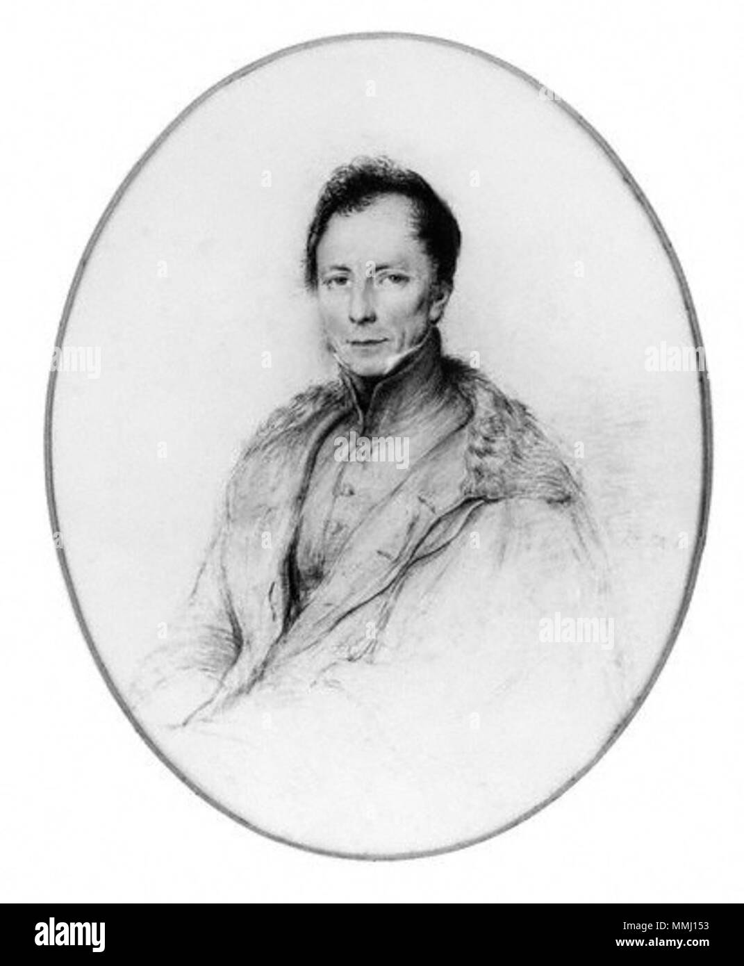 . Henry Kater (1777-1835) par George Richmond,dessin,1831 Henry Kater00 Banque D'Images