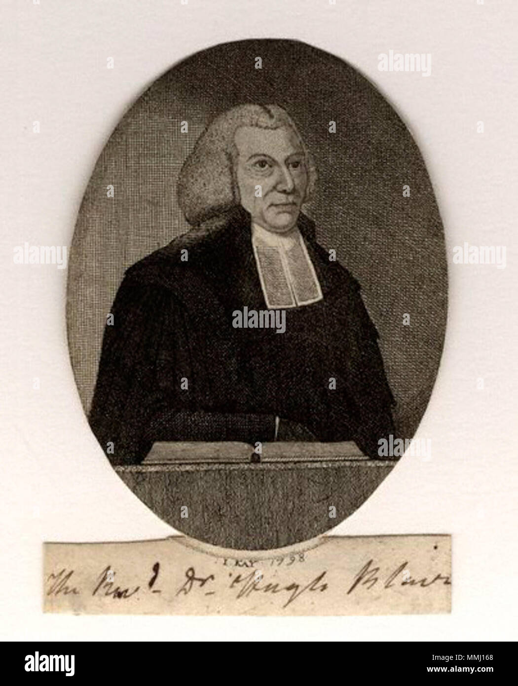 . Anglais : Hugh Blair (1718-1800) par John Kay,print, 1798 Hugh Blair Banque D'Images