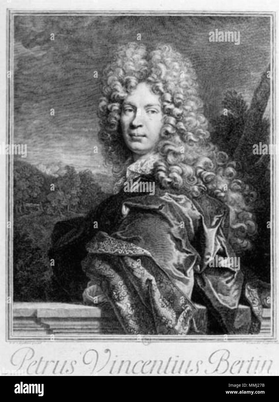 . Pierre Vincent Bertin par Vermeulen . 1694. Nicolas de Largillière (1656-1746) Alternative Names Nicolas de Largillierre, peintre et dessinateur français Description Date de naissance/décès 10 octobre 1656 (baptisé) 30 mars 1746 Lieu de naissance/décès Paris Paris lieu d'Angleterre, d'Anvers (1662-1674), en Angleterre (1675-1679), Paris (1680-1746), Londres (1686-1688) contrôle d'autorité : Q550302 : VIAF ?71513528 ISNI : ?0000 0000 7358 0529 ULAN : ?500011561 RCAC : ?n85101518 : WGA ?LARGILLIÈRE, Nicolas de WorldCat Bertin Vermeulen Banque D'Images