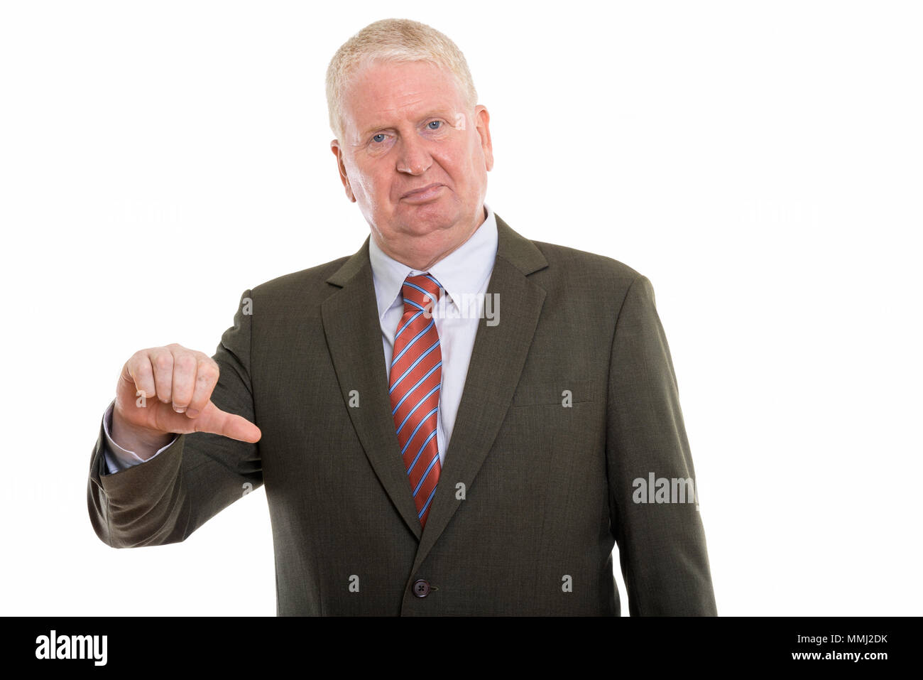 Studio shot of mature man Banque D'Images