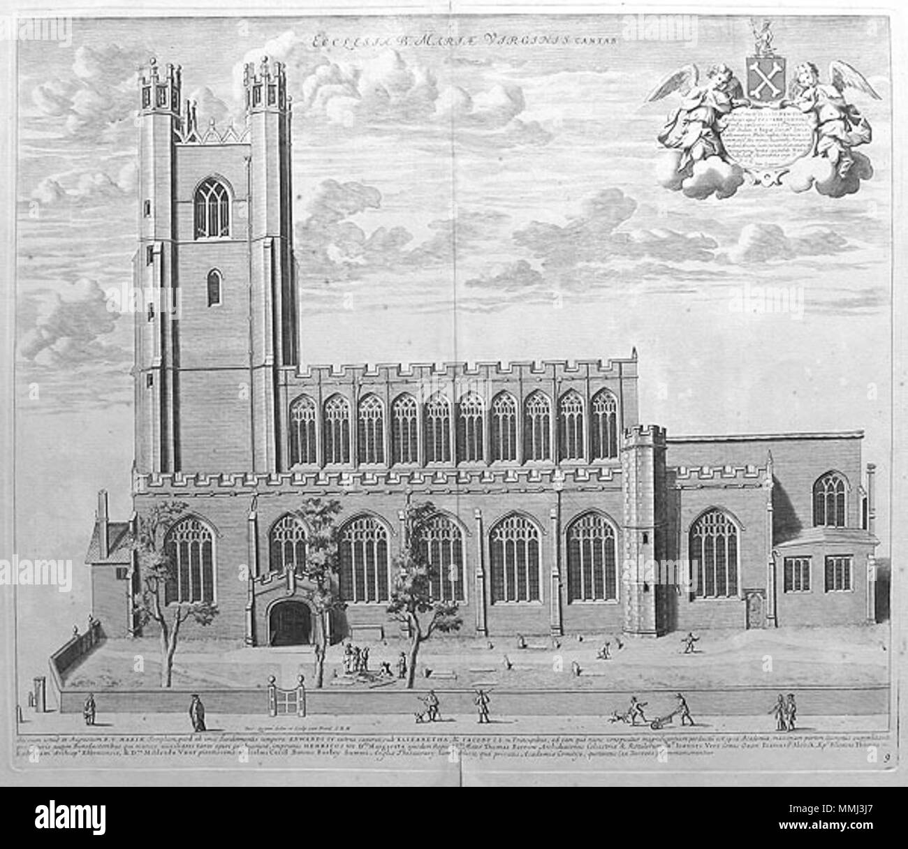 . Anglais : Vue sur Grand l'église St Mary à Cambridge par David Loggan, publié 1690 . 1690. David Loggan (1634-1692) Artiste et graveur anglais Description Date de naissance/décès Août 1634 Juillet 1692 Lieu de naissance/décès Gda ?sk London Authority control : Q5236742 : VIAF ?88085606 ISNI : ?0000 0001 1856 4291 ULAN : ?500030441 RCAC : ?n84133161 GND : ?131599224 WorldCat Great St Mary's, Cambridge par Loggan 1690 sanders - 26302 Banque D'Images