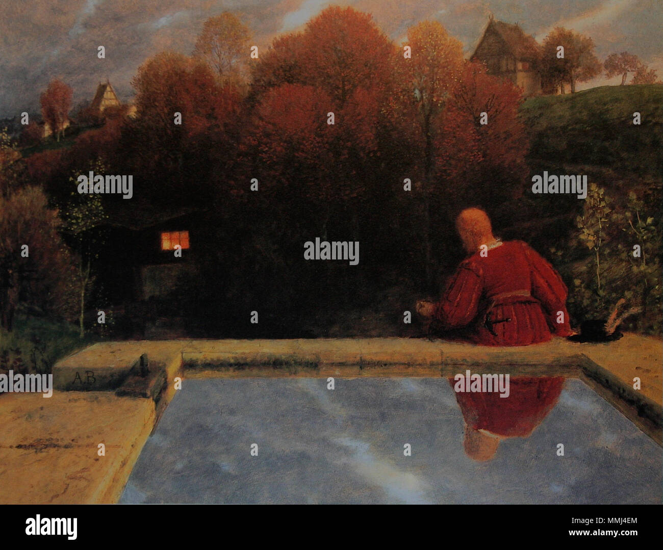 Böcklin Die Heimkehr 1887 Banque D'Images