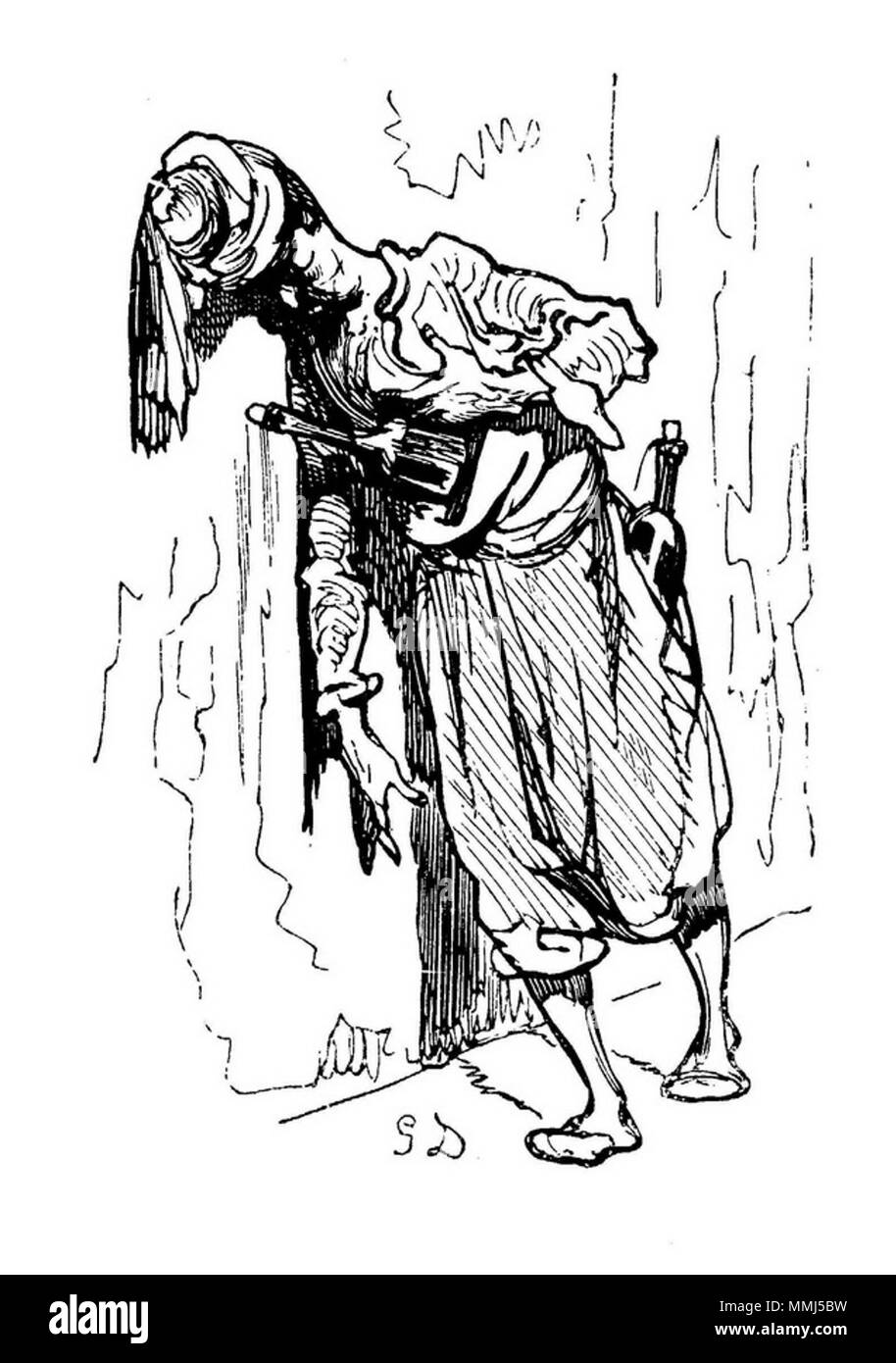 Gustave Doré - Baron von Münchhausen - 086 Banque D'Images