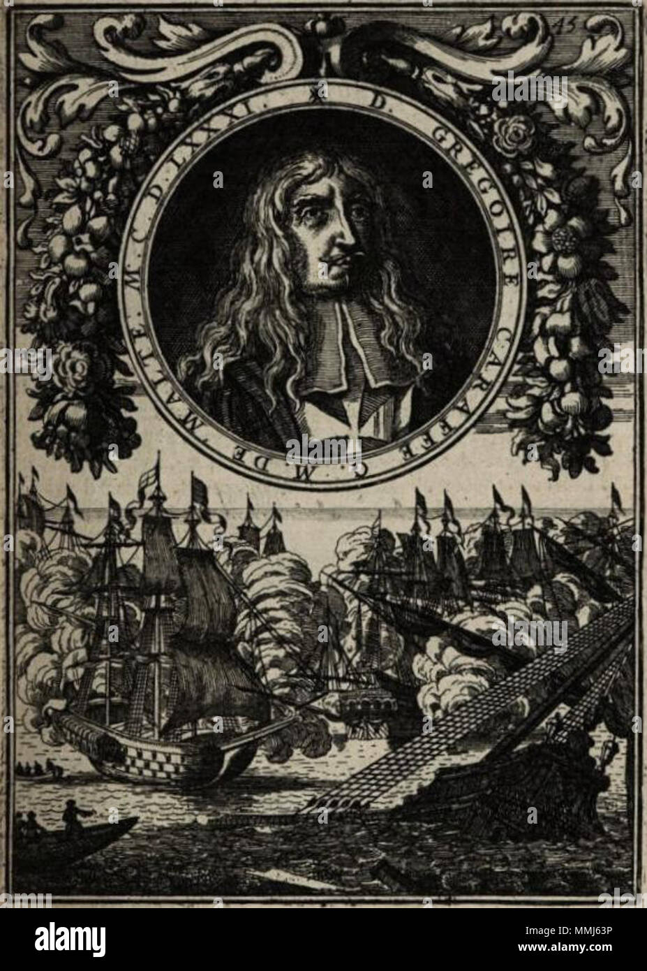 Grégoire Caraffe (Description de l'Univers, t. 3, pl. 17) Banque D'Images