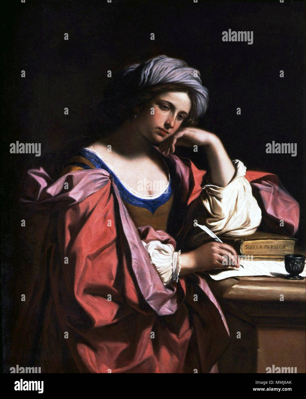 Guercino Sibilla Persica Banque D'Images