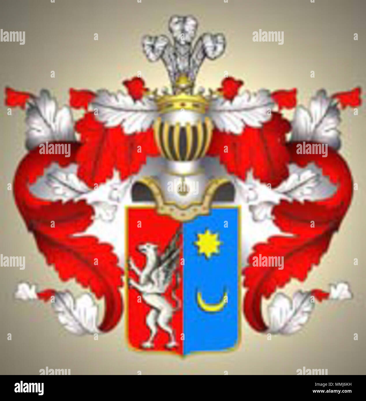 . Родовой герб : Русский English : Armoiries de la famille Byrdiny . 23 janvier 1807. Byrdiny 5-116 inconnu Banque D'Images