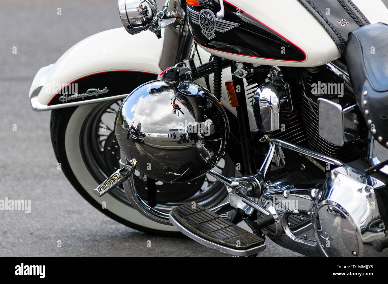 Moto Harley Davidson Photo Stock - Alamy