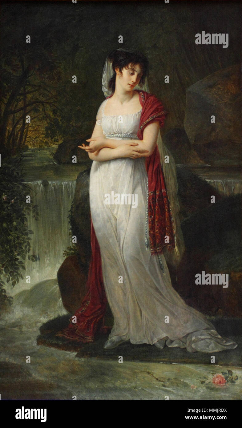 . Anglais : Christine Boyer (1771-1800) a été la première épouse de Lucien Bonaparte Portrait de Christine Boyer. vers 1800. Christine-Boyer Banque D'Images