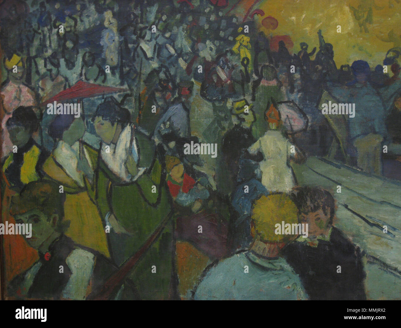 . Vincent van Gogh : Les Arènes Artiste Vincent van Gogh (1853-1890) Noms alternatifs Vincent Willem van Gogh, peintre néerlandais Description tiroir et graveuse Date de naissance/décès 30 mars 1853 - 29 juillet 1890 Lieu de naissance/décès Zundert Auvers-sur-Oise entre période de travail vers 1880 et vers juillet 1890 lieu de travail Pays-bas (Etten, La Haye, Nuenen, …, avant 1886), Paris (à partir de 1886 jusqu'en 1887), Arles (de 1888 à 1889), Aix-en-Provence (de 1889 à 1890), Auvers-sur-Oise (1890) contrôle d'autorité : Q5582 : 9854560 VIAF ISNI : 0000 0001 2095 5689 ULAN : 50 Banque D'Images