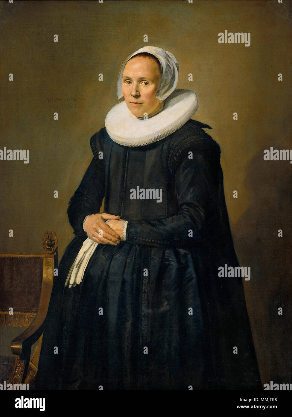 . Portrait d'Feyntje van Steenkiste. Pendentif de fichier:Frans Hals 034.jpg. Portrait d'Feyntje van Steenkiste (1603/1604-1640). 1635. Frans Hals - Feyntje van Steenkiste Banque D'Images