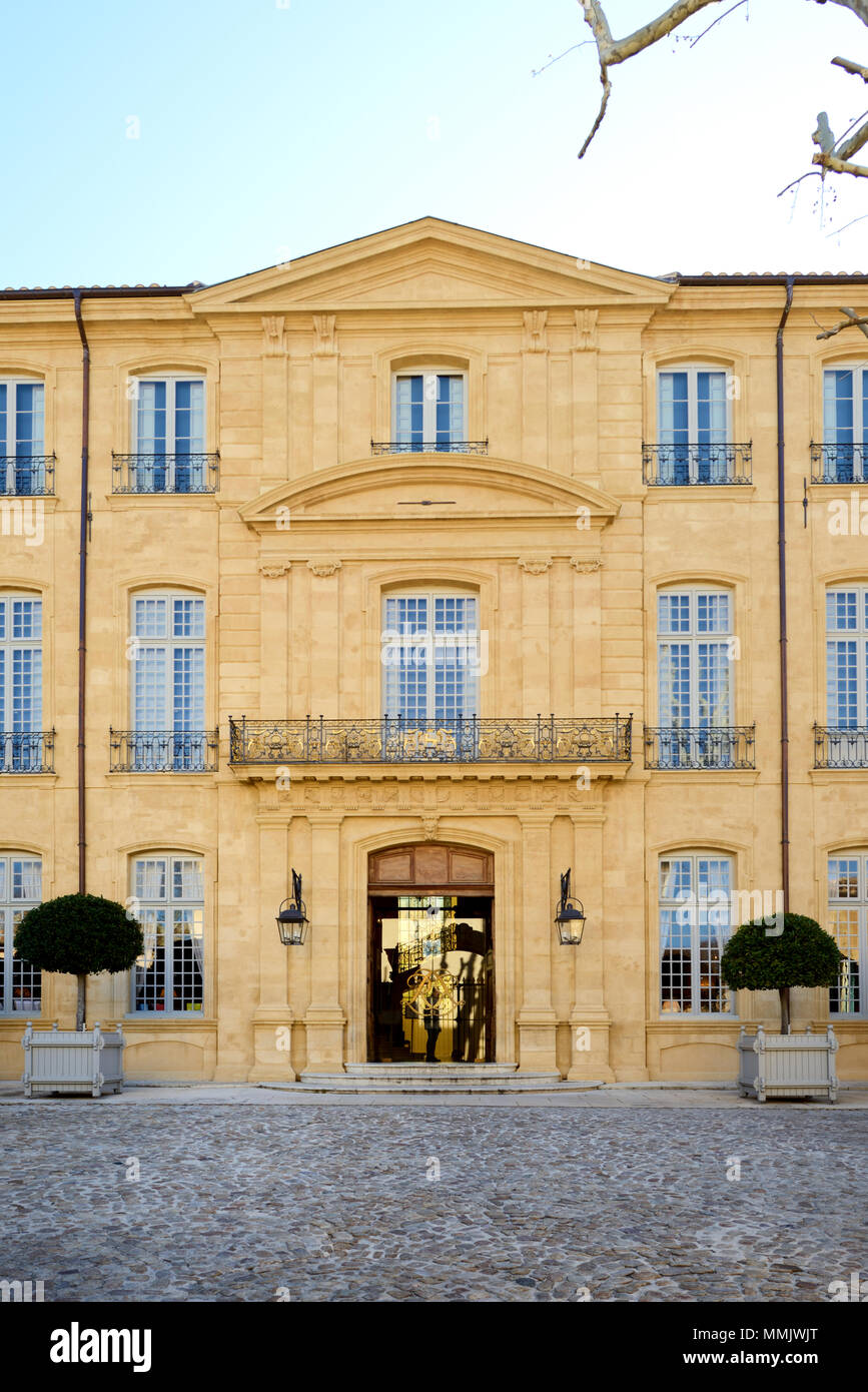 Hôtel de Caumont (1715-1742) Maison ou Hôtel particulier, aujourd'hui le Centre d'Art de Caumont, Aix-en-Provence Provence France Banque D'Images
