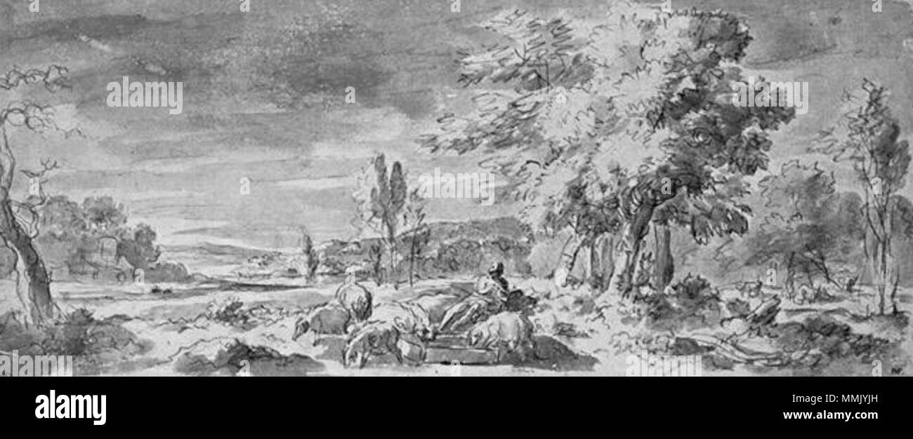 . English : Paysage avec l'enfant prodigue gardant les pourceaux . Date inconnue. Adriaen van der Cabel (1630/1631-1705) Noms alternatifs Adriaen van der Kabel, Adrian van der Kabel, Adrien van der Kabel, Arie van der Kabel, Ary van der Kabel, Adriaen van der Tou, A. van der Touw, Vandercable Vandrecable, Adriaen Frans, Geestigheid Geestigheit, peintre néerlandais Description, Date de naissance/décès 1630 ou 1631 15 janvier 1705 Lieu de naissance/décès Rijswijk Lyon période de travail entre 1648 et 1705 lieu de travail à La Haye (1644-1654), Lyon (ca. 1655-1658), Rome ( Banque D'Images