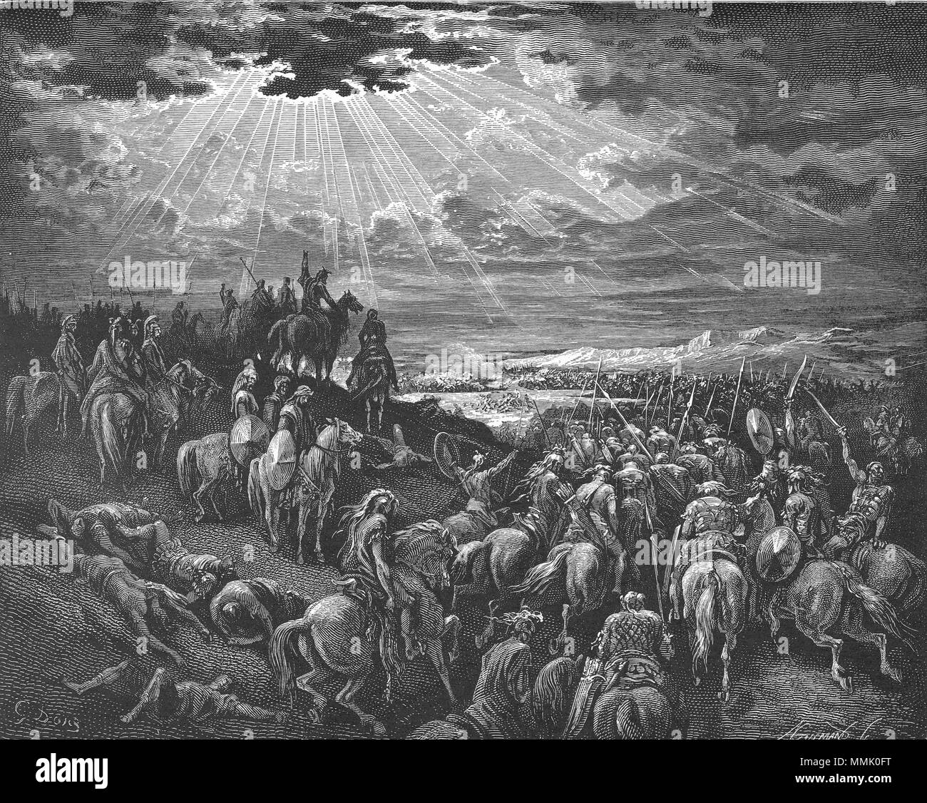 . Anglais : Commandes de Joshua le soleil de rester immobile (Josh. 10:12-14) Навин останавливает Русский : Иисус Солнце Гаваоном Иис над (. 10:12-14) . 1866. Gustave Doré (1832-1883) Noms alternatifs Paul Gustave Doré, Paul Gustave Louis Christophe Doré Description peintre, illustrateur, graveur et caricaturiste Date de naissance/Décès 6 Janvier 1832 23 janvier 1883 Lieu de naissance/décès lieu de travail Paris Strasbourg Paris contrôle d'autorité : Q6682 : VIAF ?41839207 ISNI : ?0000 0001 2278 6962 ULAN : ?500013657 RCAC : ?n79089221 NLA : ?35041510 051 WorldCat.Josué commande le soleil pour se Stil Banque D'Images