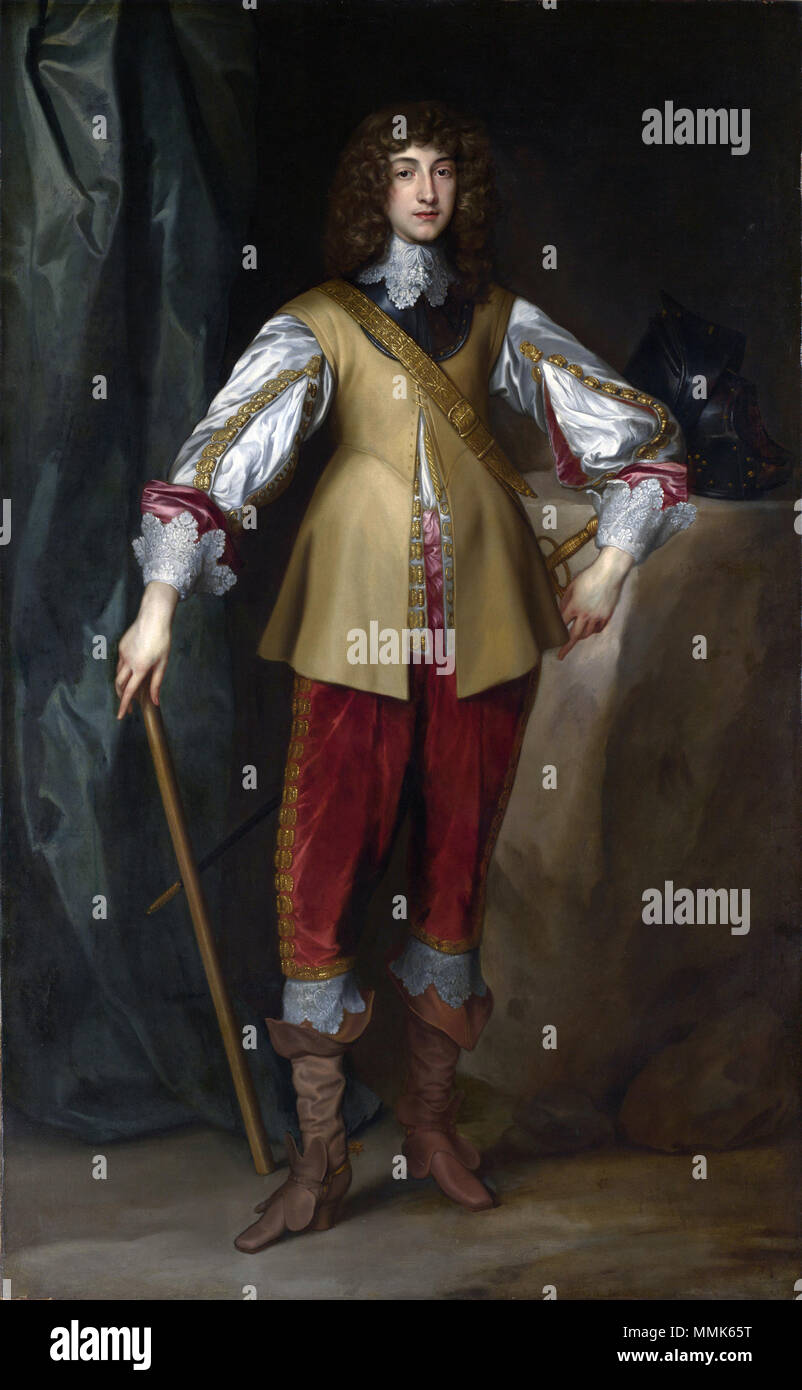 Portrait de Prince Rupert, comte palatin (1619-1682). vers 1637. Anthonis van Dyck 058 Banque D'Images