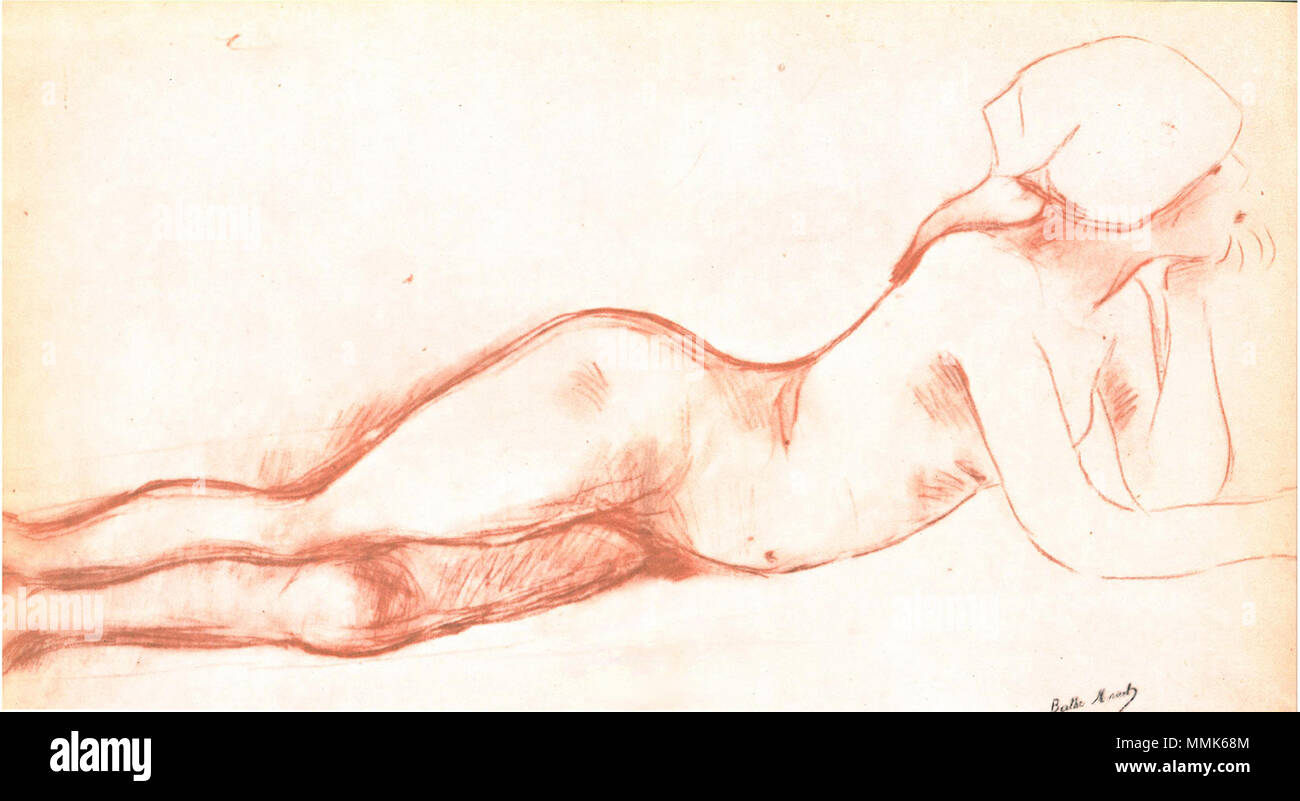 . Deutsch : Aktstudie liegenden von Bauernmädchens, Technik : Rötelzeichnung, Format : 15 x 23 cm . 1891. Berthe Morisot (1841-1895) Noms alternatifs Berthe Marie Pauline Morisot, Berthe Manet peintre français Description Date de naissance/Décès 14 Janvier 1841 2 mars 1895 Lieu de naissance/décès Bourges Paris lieu de travail Paris, Mesnil contrôle d'autorité : Q105320 : VIAF ?19789146 ISNI : ?0000 0001 2095 7203 ULAN : ?500029669 RCAC : ?n81145877 NLA : ?35799391 Berthe Morisot WorldCat Banque D'Images