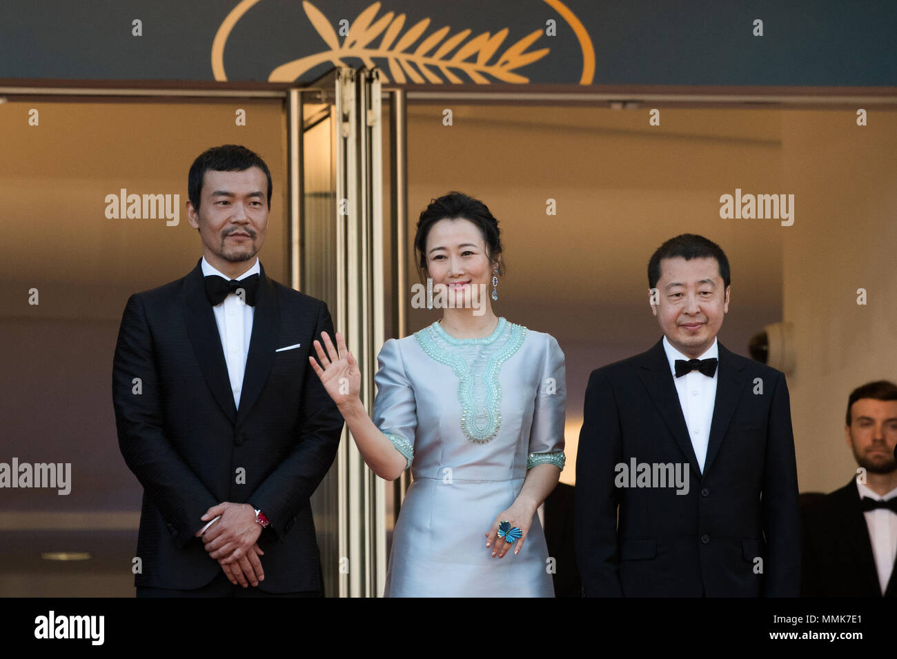 Cannes, France. 11 mai 2018. Fan Liao, Tao Zhao Jia Zhangke, assiste à la projection de 'Ash est la plus pure White (Jiang Hu Er Nv) lors de la 71e assemblée annuelle du Festival du Film de Cannes au Palais des Festivals le 11 mai 2018 à Cannes, France Crédit : BTWImages/Alamy Live News Banque D'Images