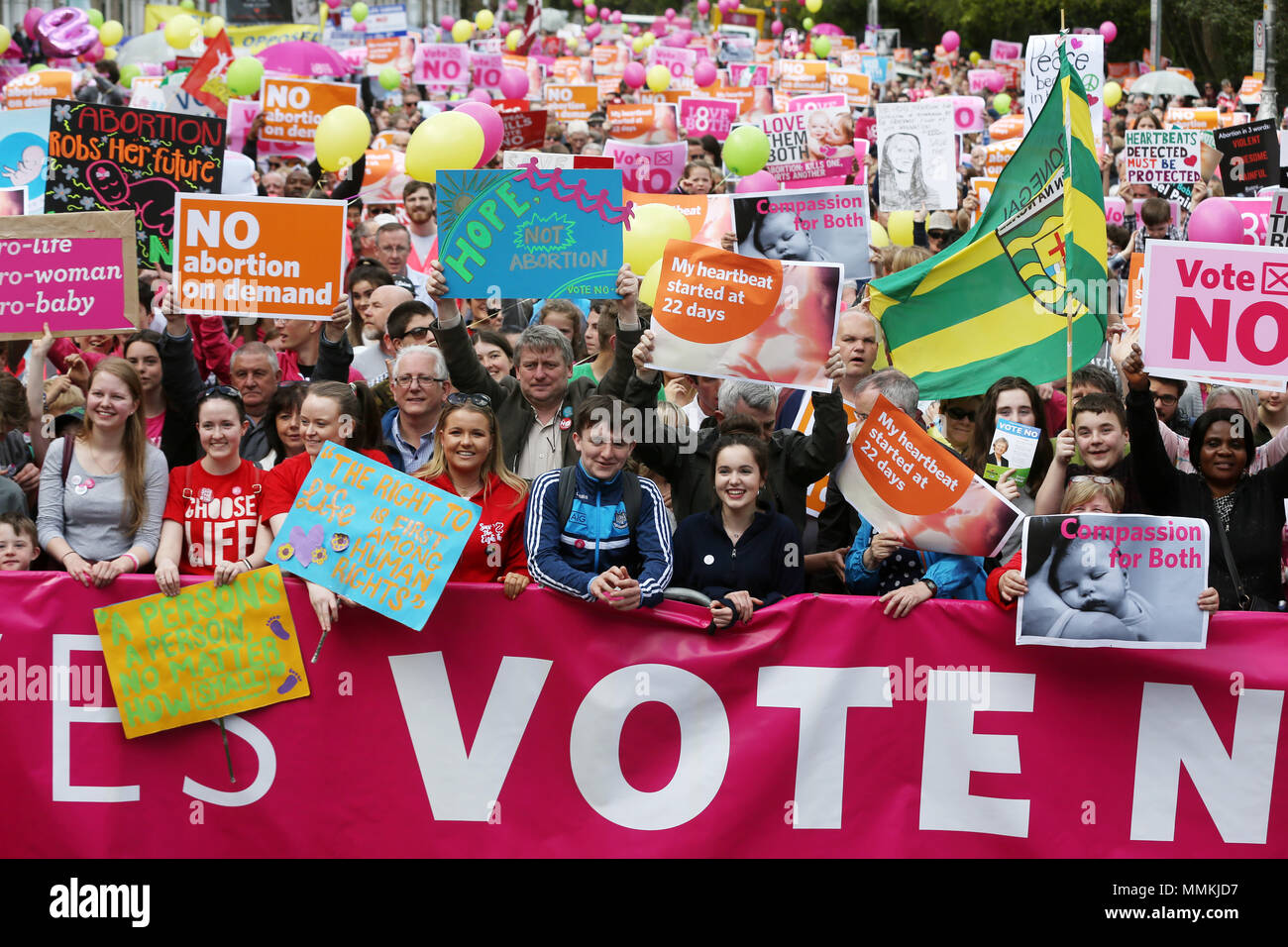 12/5/2018. L'amour à la fois d'un pas de vote du référendum avortement irlandais, Dublin, Irlande Banque D'Images
