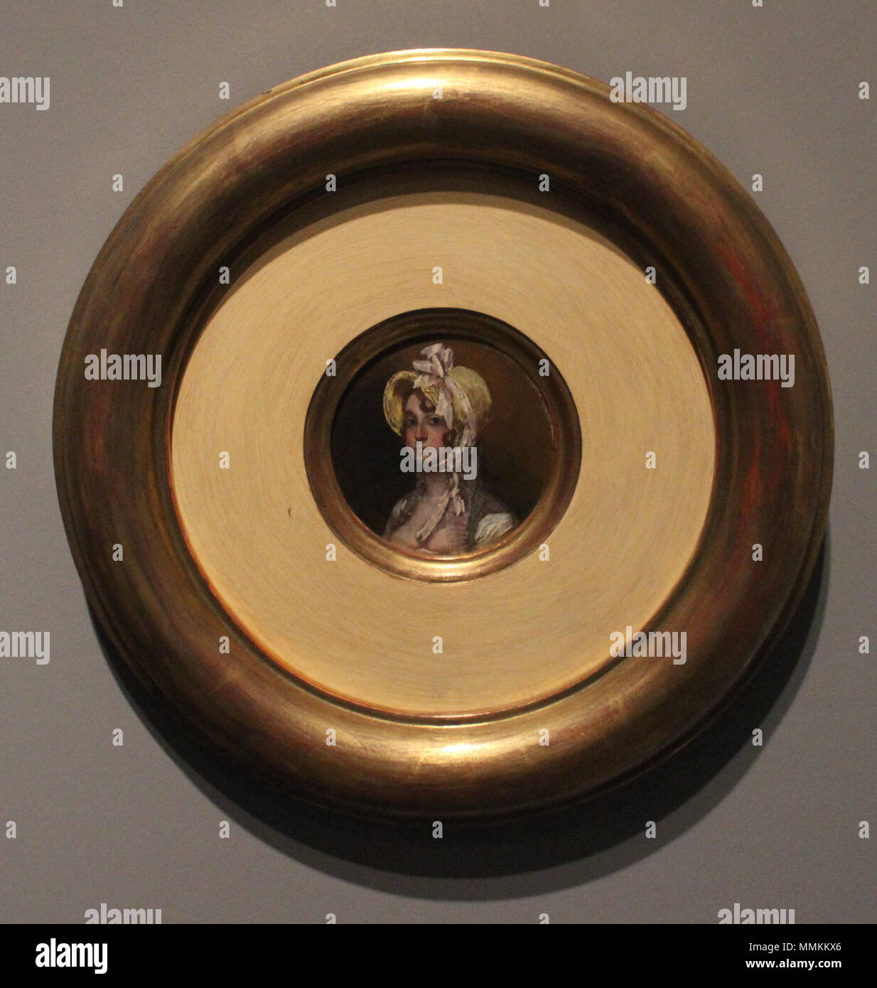 . Español : Retrato de Gumersinda Goicoechea y Galarza, esposa de Javier de Goya y nuera del Pintor Francisco de Goya. Gumersinda Goicoechea y Galarza. 1805. Musée Goya Zaragoza 01 Banque D'Images