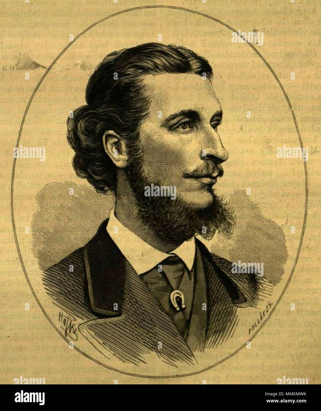 Gróf Albert Apponyi 1878 Banque D'Images