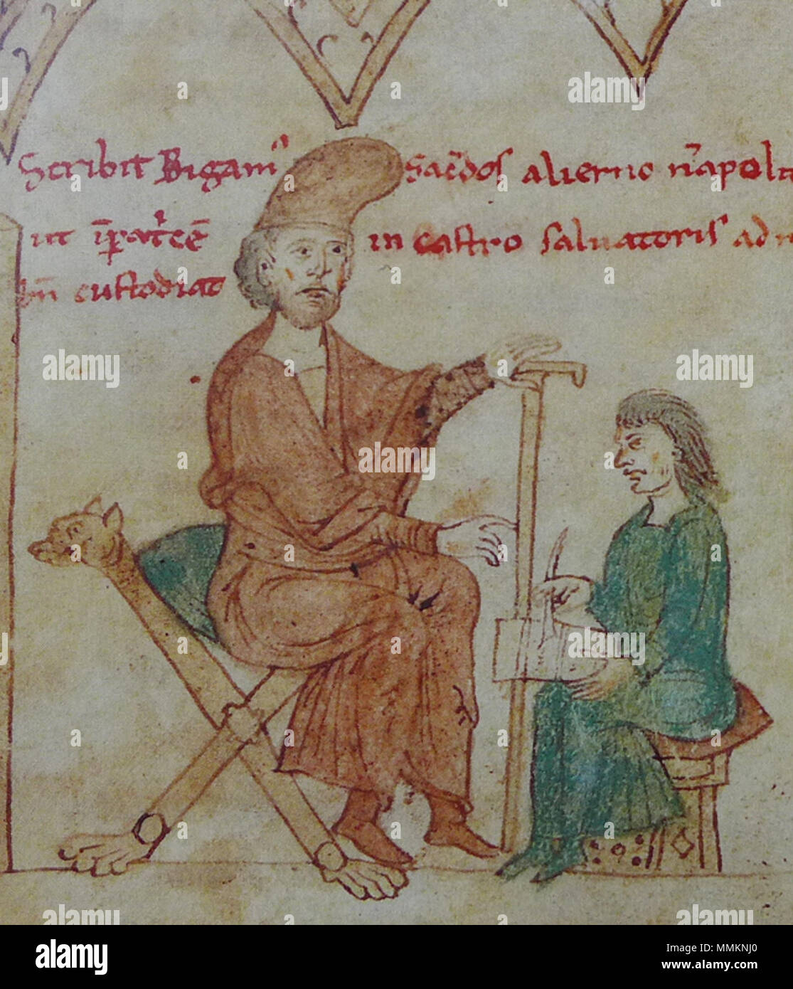 . Čeština : Matthieu d'Ajello . 9 décembre 2015, 14:14:01. Petrus de Ebulo 31 Ajello Banque D'Images