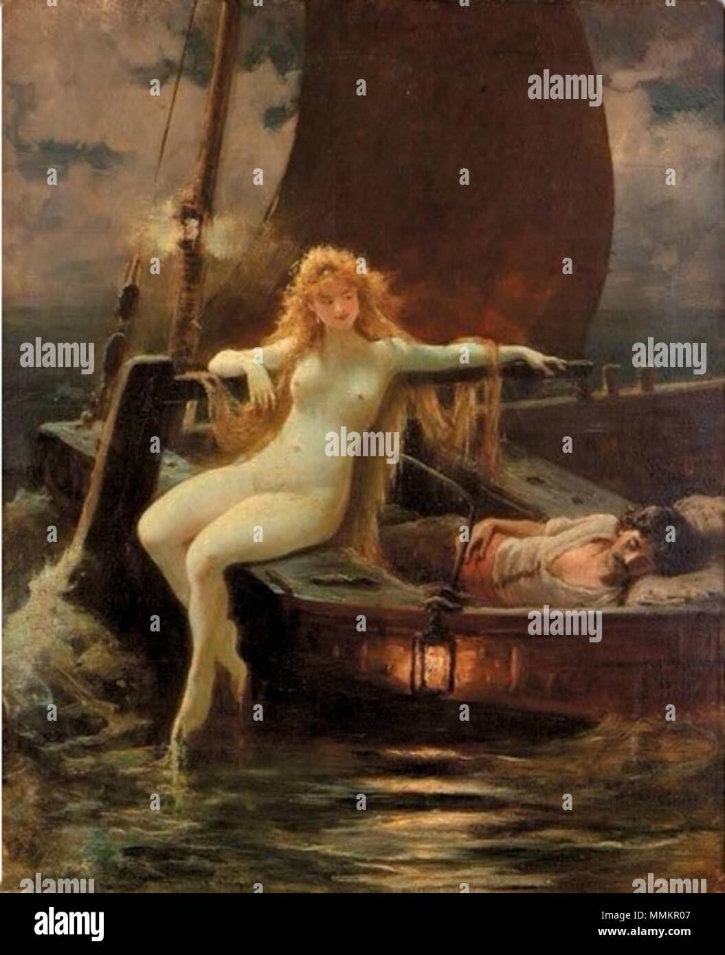 Gustav Wertheimer - Der verzauberte Schläfer Banque D'Images