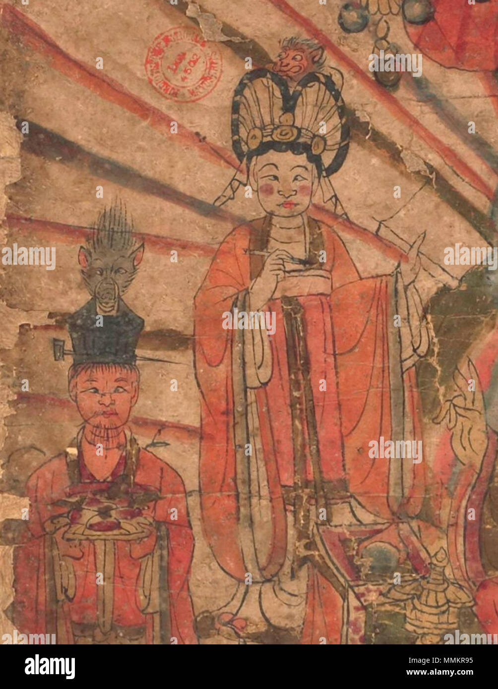 Tejaprabhā Buda - Mercurio y Júpiter Banque D'Images