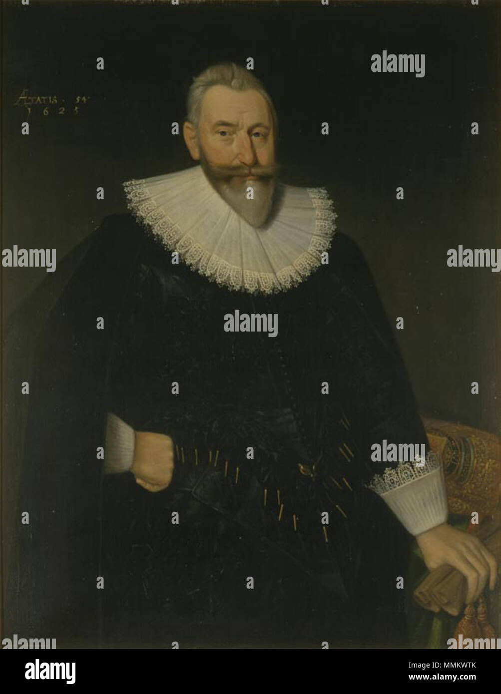 Portrait de George Hay, 1er comte de Kinnoull, politicien britannique et lord chancelier d'Écosse (1570-1634). 1625. 1stEarlOfKinnoul Banque D'Images