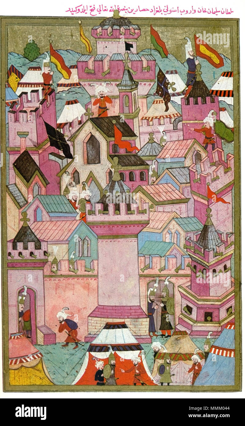 Capture de Székesfehérvár en 1543 Banque D'Images