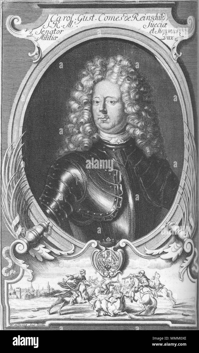 Carl Gustav Rehnskiöld Banque D'Images