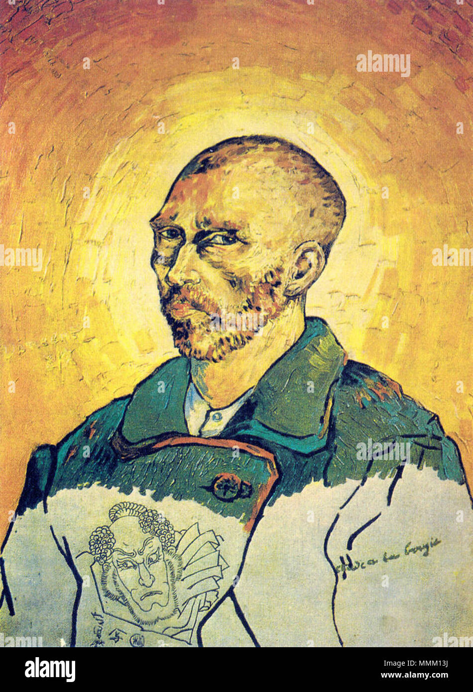 . Vers 1988. Van Gogh aux chandelles Étude disp Banque D'Images