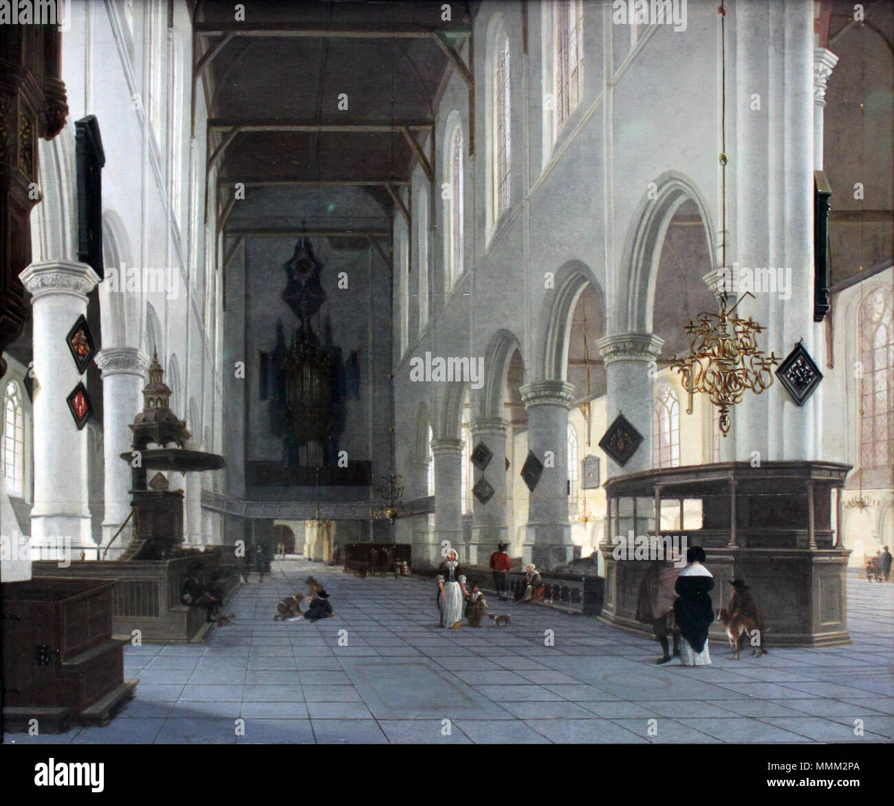 Anglais : l\'intérieur de la Oude Kerk à Delft Deutsch : Das Innere ... Anglais : l\'intérieur de la Oude Kerk à Delft Deutsch : Das Innere ...