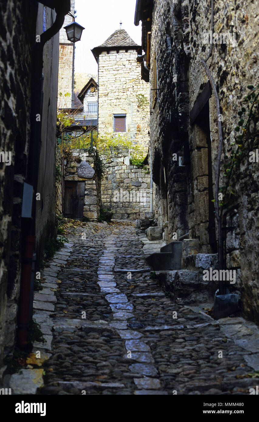 Sainte Enimie. Gorges du Tarn. Lozere. Languedoc-rousseillon. France Banque D'Images