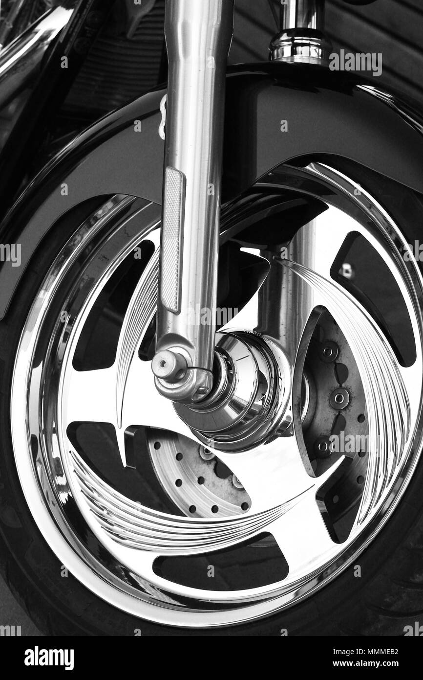 Moto du broyeur Banque D'Images