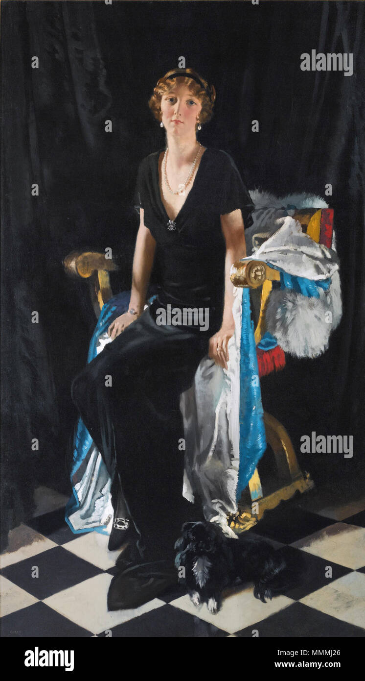 Idina Wallace, par William Orpen . 1915. Idina Wallace, par William Orpen Banque D'Images