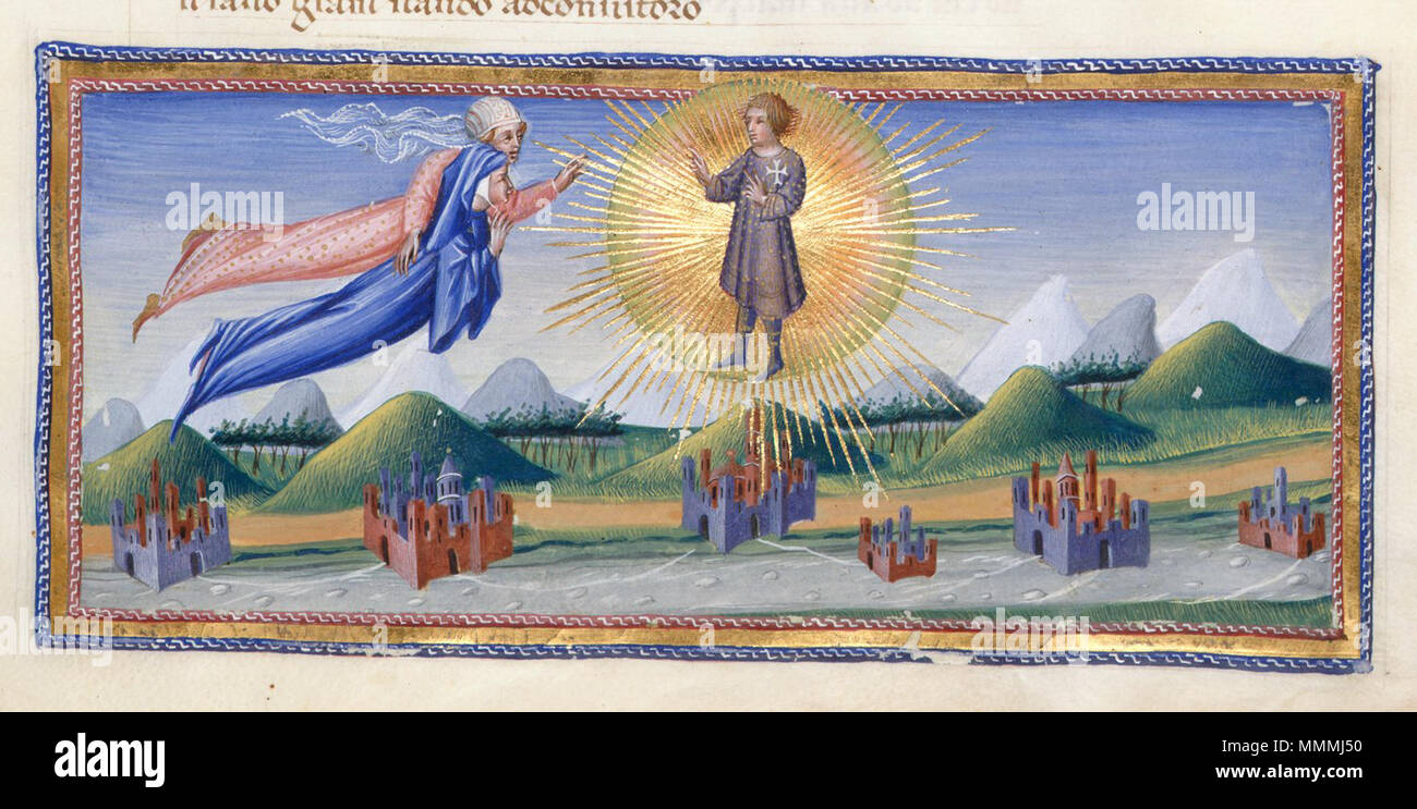 Giovanni di Paolo, paradiso 29 città fiorentine Banque D'Images