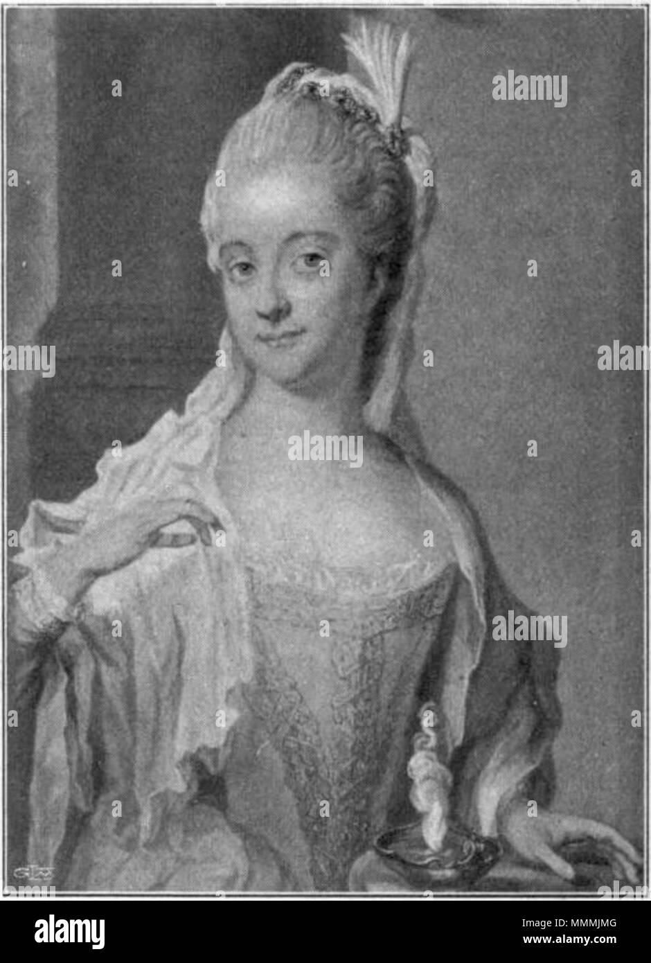 . Anglais : Swedish Princess Sofia Albertina Svenska : Sofia Albertina (1753-1829), av prinsessa Sverige, som vestal Q43252336. 18e siècle. 124-Albertina-Svenska Teatern 1 Sofia Banque D'Images