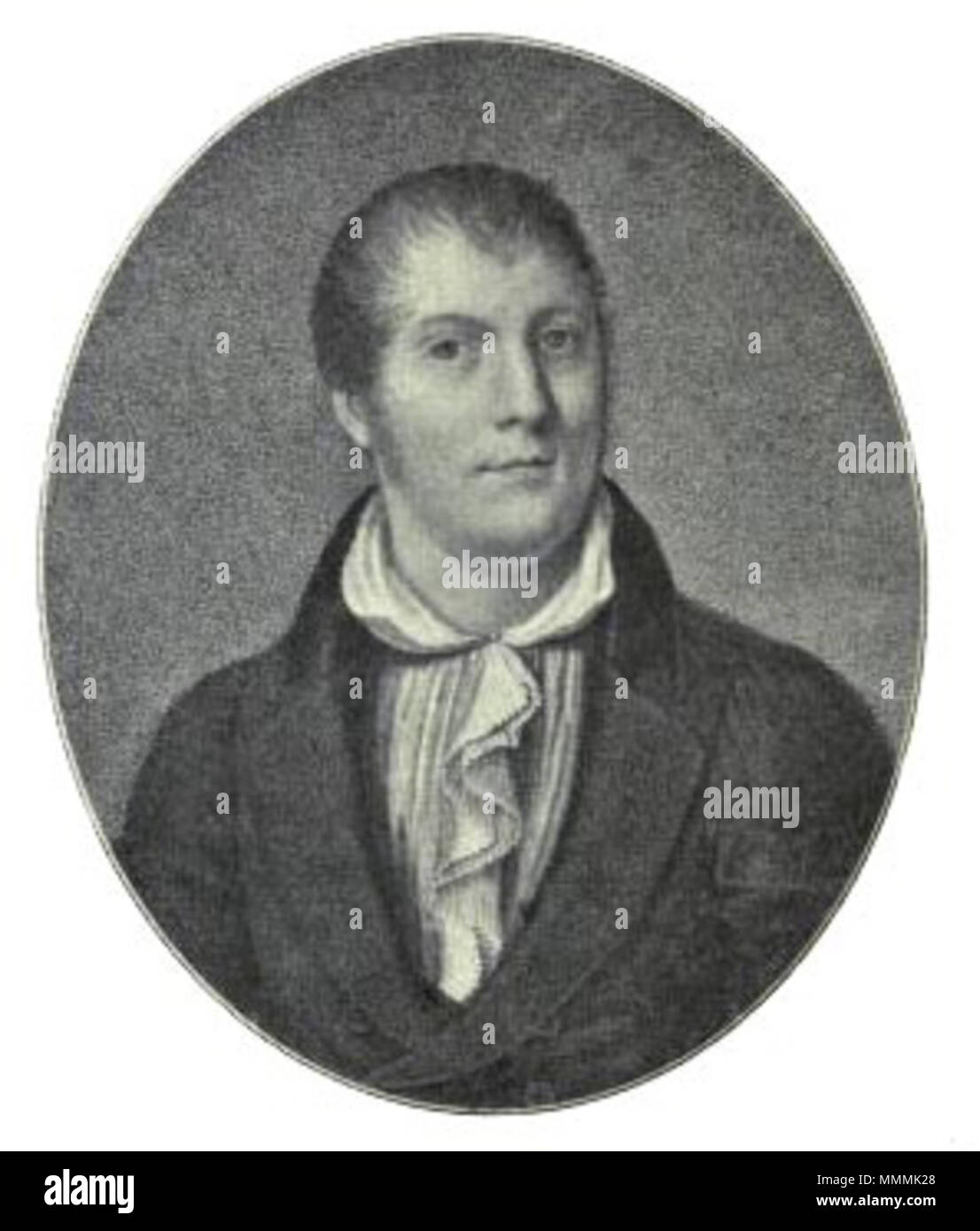 . Anglais : Ludwig Spohr Svenska : Ludwig Spohr . circa 1825. Nils Personne (texte), Grimbaum/F. Fleischman (image) 214-Ludwig Spohr Banque D'Images
