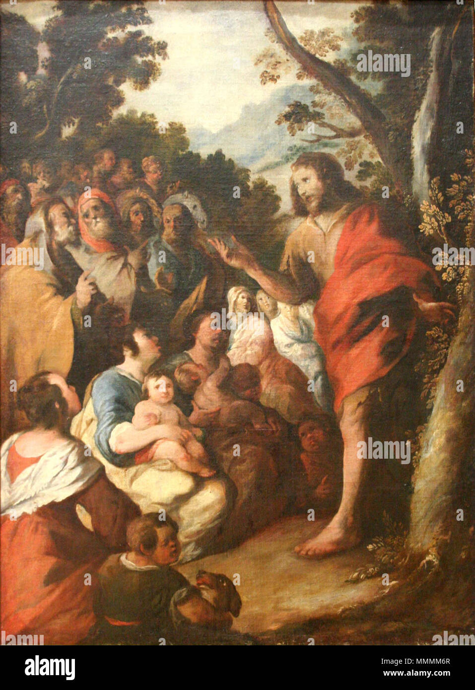 Herrera le Vieux-La prédication de saint Jean-Baptiste Banque D'Images Herrera le Vieux-La prédication de saint Jean-Baptiste Banque D'Images