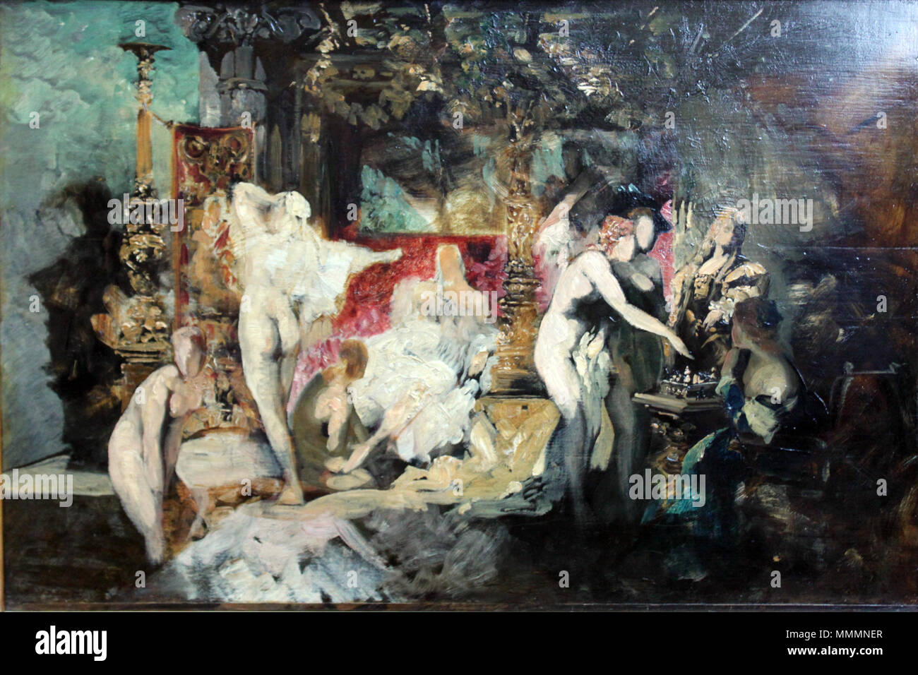 . Croquis de l'été. 1880. Makart 1880 Der Sommer - anagoria Vincent Delerm Banque D'Images