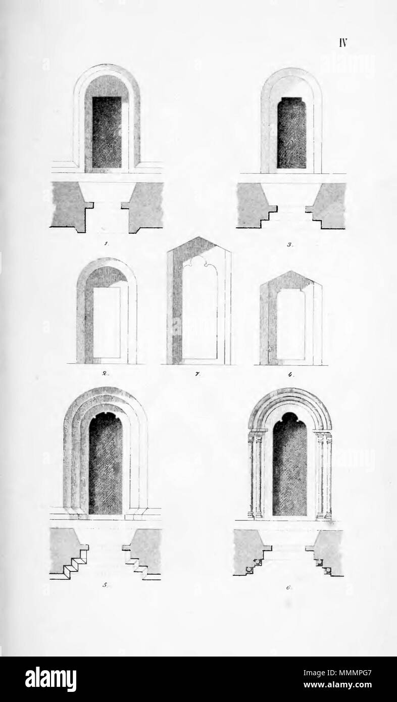 . Arkitekturhistoriska detaljritningar, Svenska : plansch IV English : les dessins de détails architecturaux historiques, feuille IV . 1866. Carl Georg Brunius Brunius plansch IV Banque D'Images . Arkitekturhistoriska detaljritningar, Svenska : plansch IV English : les dessins de détails architecturaux historiques, feuille IV . 1866. Carl Georg Brunius Brunius plansch IV Banque D'Images