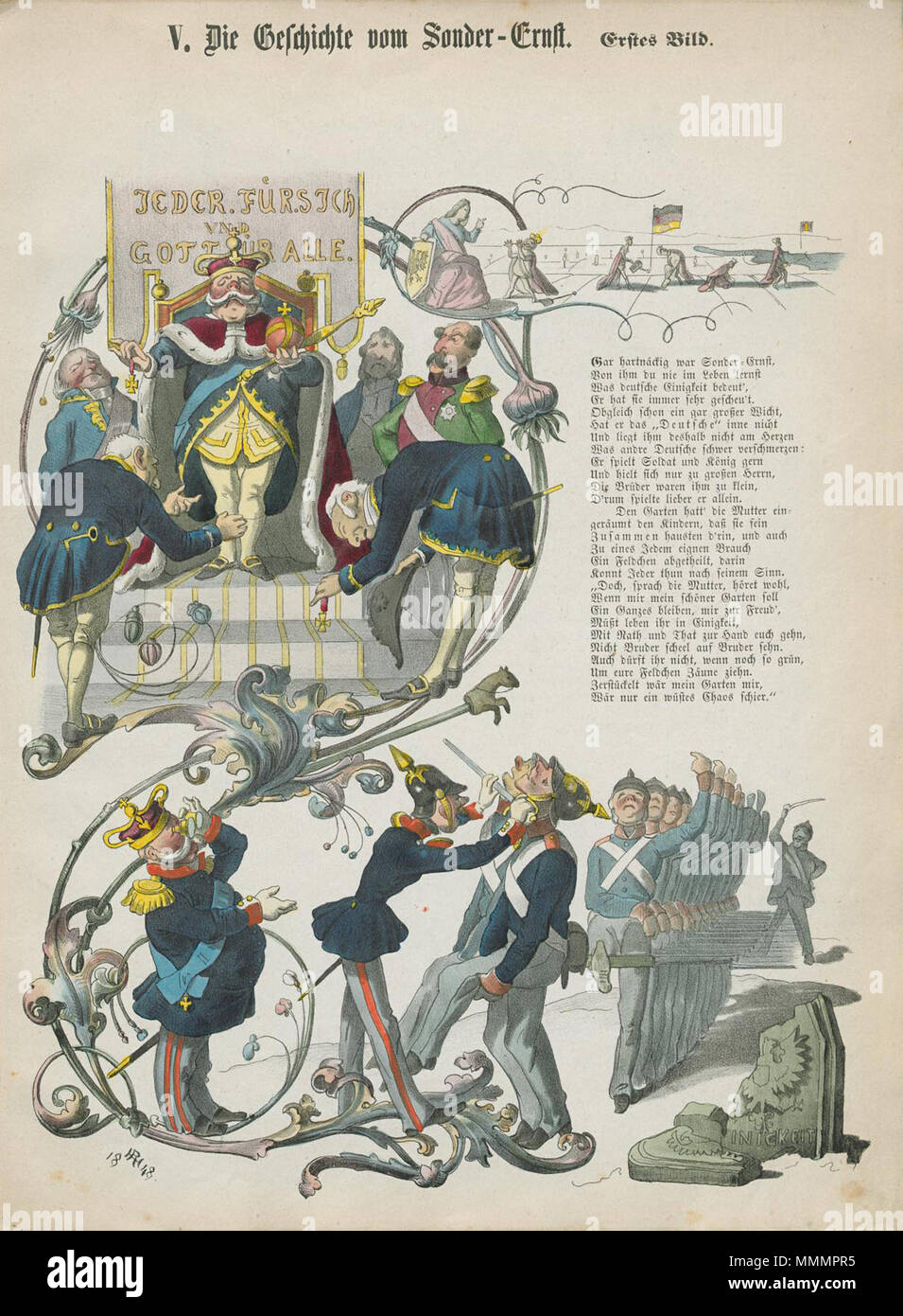 . Deutsch : Die Geschichte vom Sonder-Ernst in der Politische Struwwelpeter . 1849. Henry Ritter (1816-1853) Noms alternatifs Heinrich Ritter ; h. ritter ; Henry ritter ; Heinrich ritter ; Henri ritter Description German-Canadian peintre et illustrateur Date de naissance/décès 24 MAI 1816 21 décembre 1853 Lieu de naissance/décès Montréal Düsseldorf contrôle d'autorité : Q5727559 : VIAF ?5309486 ULAN : ?500031092 RCAC : ?n88625863 GND : ?116571845 RKD : ?67171 Henry WorldCat Ritter - Die Geschichte vom 1 Sonder-Ernst Banque D'Images