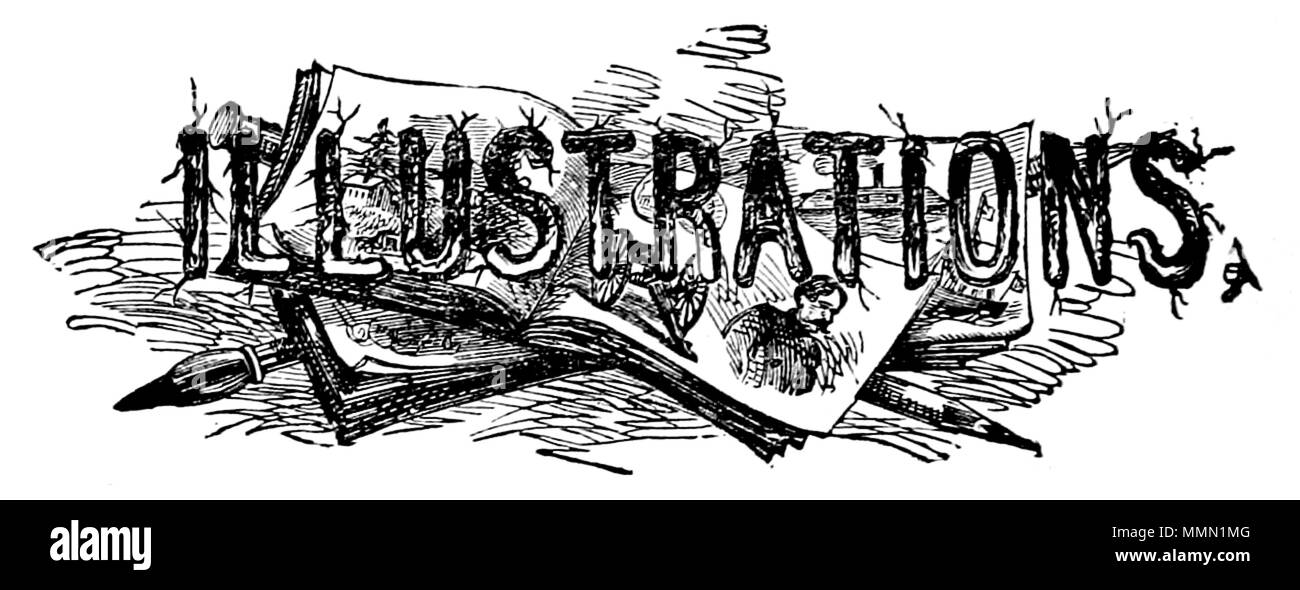 . Anglais : Illustration de la page 16 de la vie et l'époque de Frederick Douglass, édition révisée de 1892. Légende : 'Illustrations.' Life and Times of Frederick Douglass (1892) p16 Banque D'Images