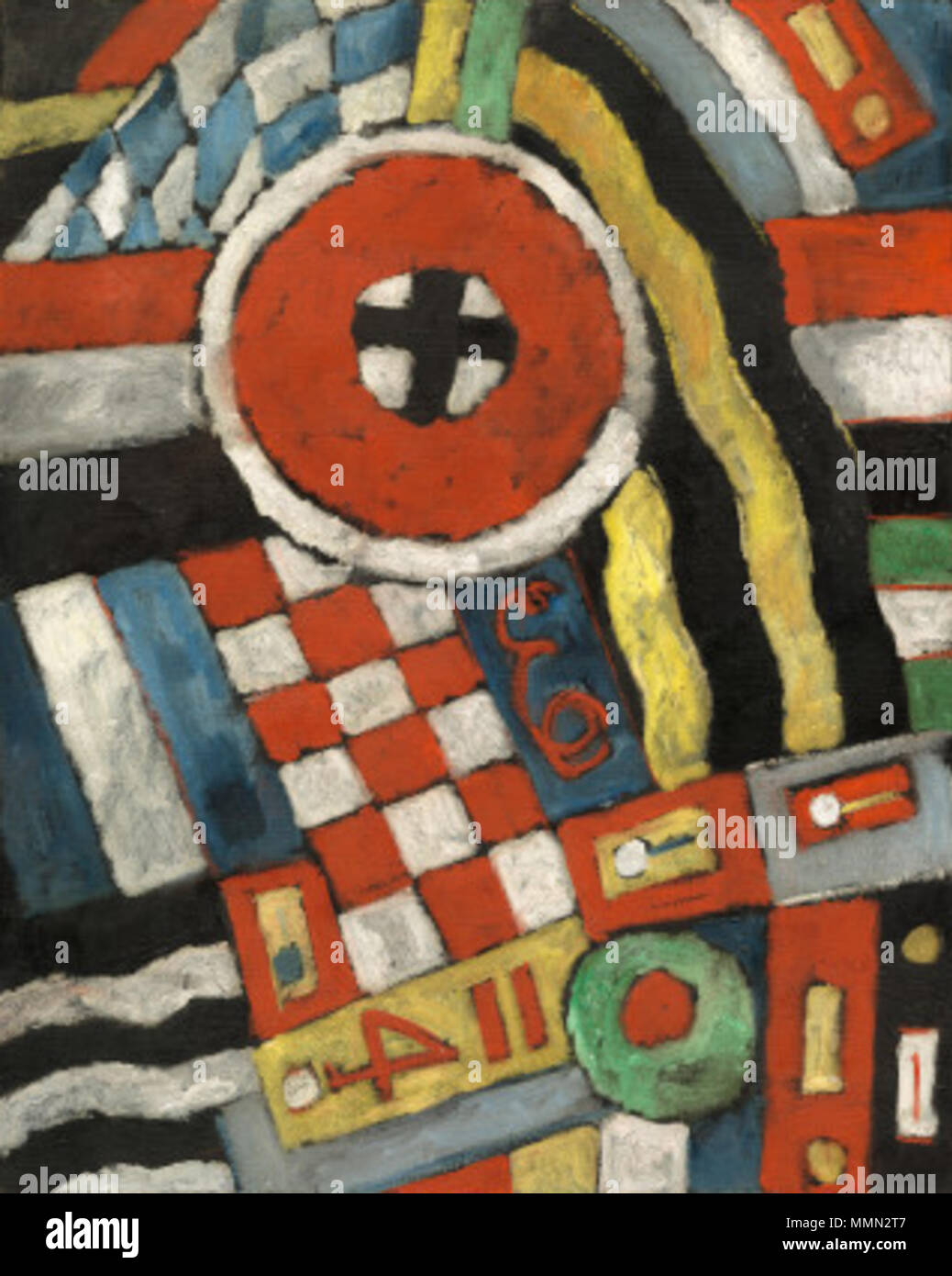 81 Berlin abstraction - Marsden Hartley Banque D'Images