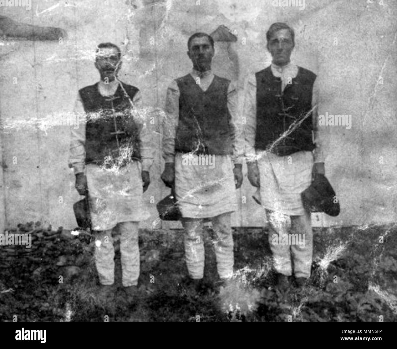 . Anglais : Boykos. Subethnic Western-Ukrainian groupe de Highlanders des Carpates. Українська : Бойки. Західно українські верховинці Карпат-з. Старовинна світлина.. . 1930, avant-guerre. Inconnu 95 Boykos de Limna Banque D'Images