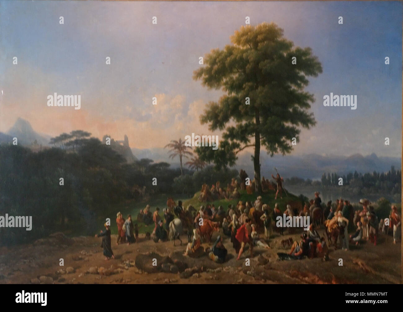 "Prédication de Saint Jean-Baptiste" de Nicolas-Antoine Taunay Banque D'Images "Prédication de Saint Jean-Baptiste" de Nicolas-Antoine Taunay Banque D'Images