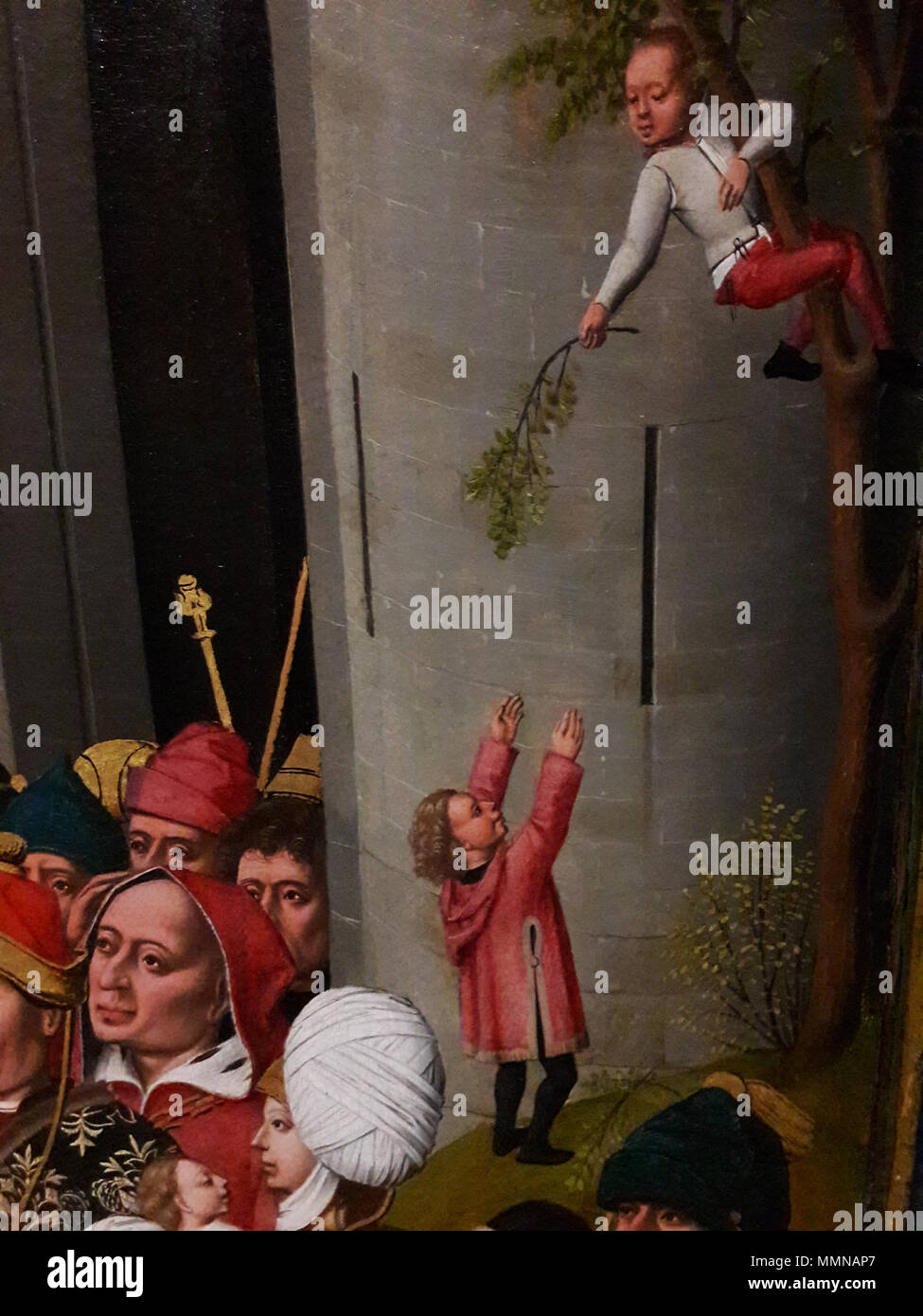 Gdańsk Entrée à Jérusalem (détail) 03 Banque D'Images