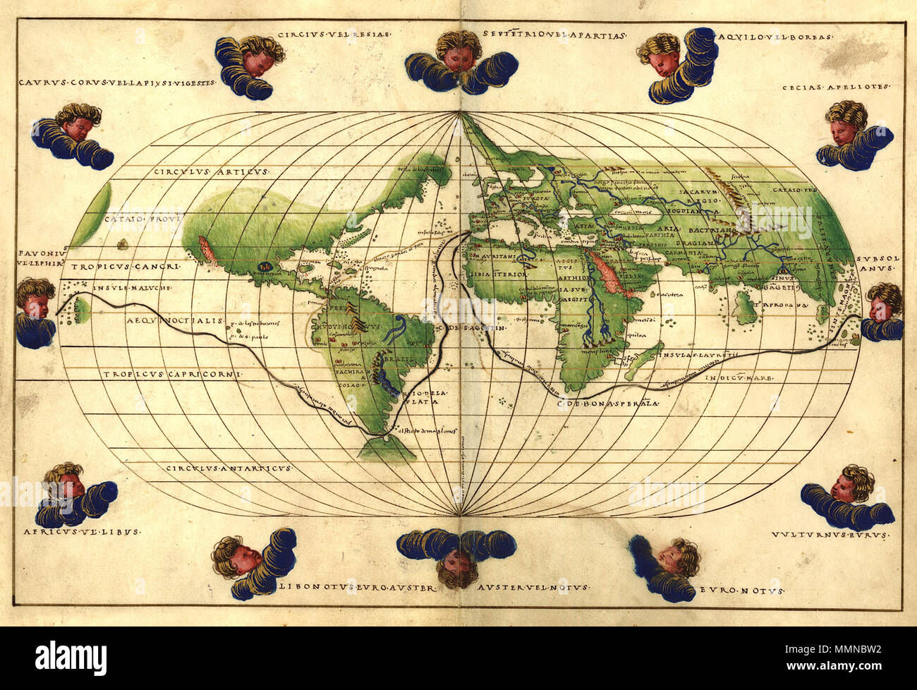 Carte du monde 1500 Banque de photographies et d’images à haute résolution Alamy