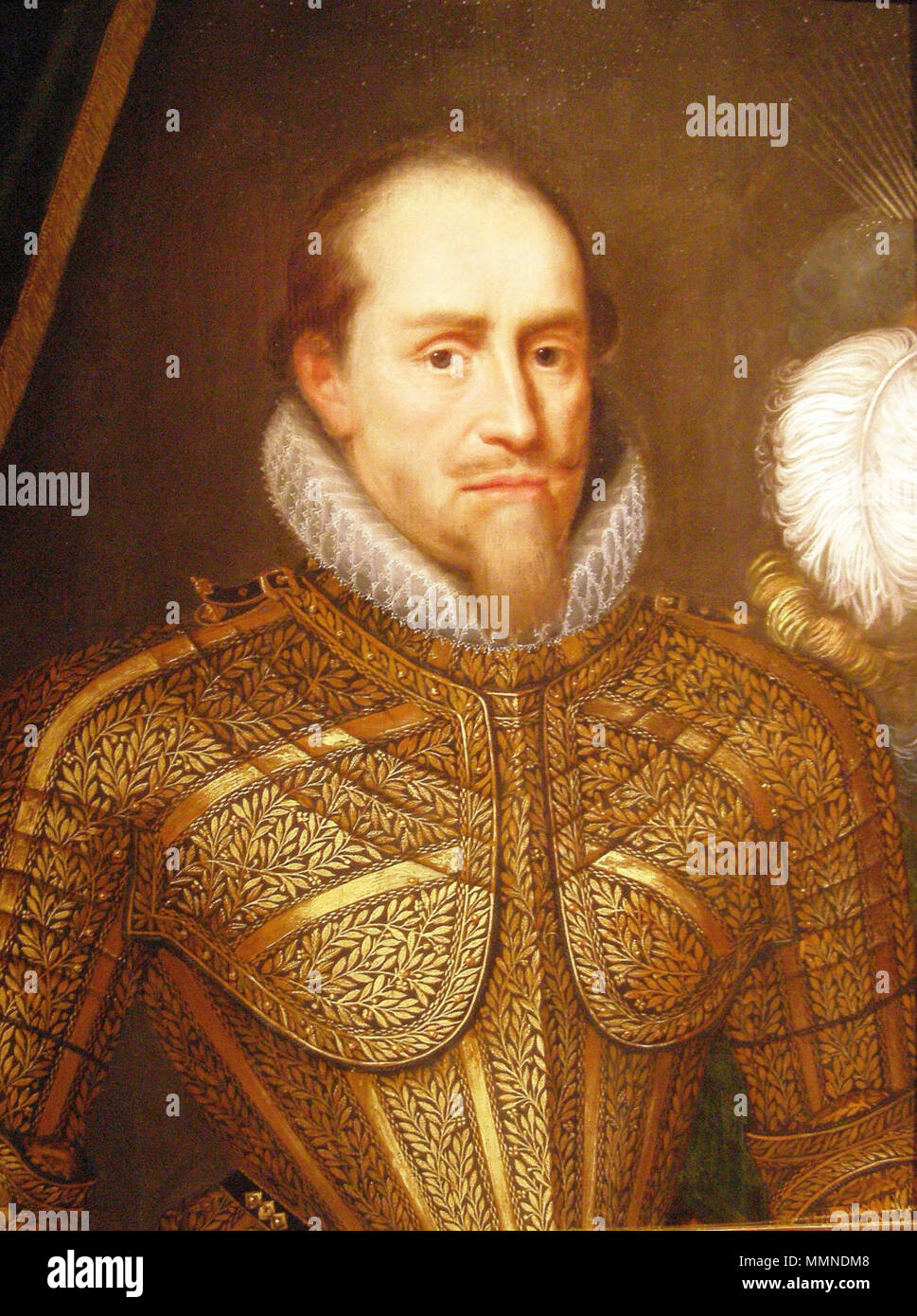 Portrait de Maurice de Nassau.. vers 1620-1624. Mierevelt Maurice de Nassau Banque D'Images