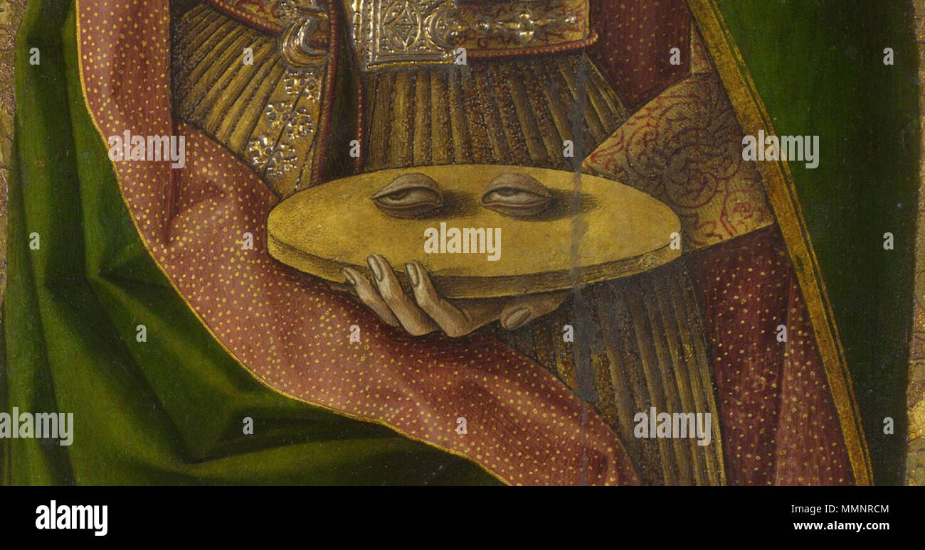 . Crivelli, polittico minore di Domenico, s. s. Lucie Sainte Lucie. 1476. Voir le fichier ou l'catégorie Crivelli, minore polittico di Domenico, s. s. Lucia - Culture Banque D'Images