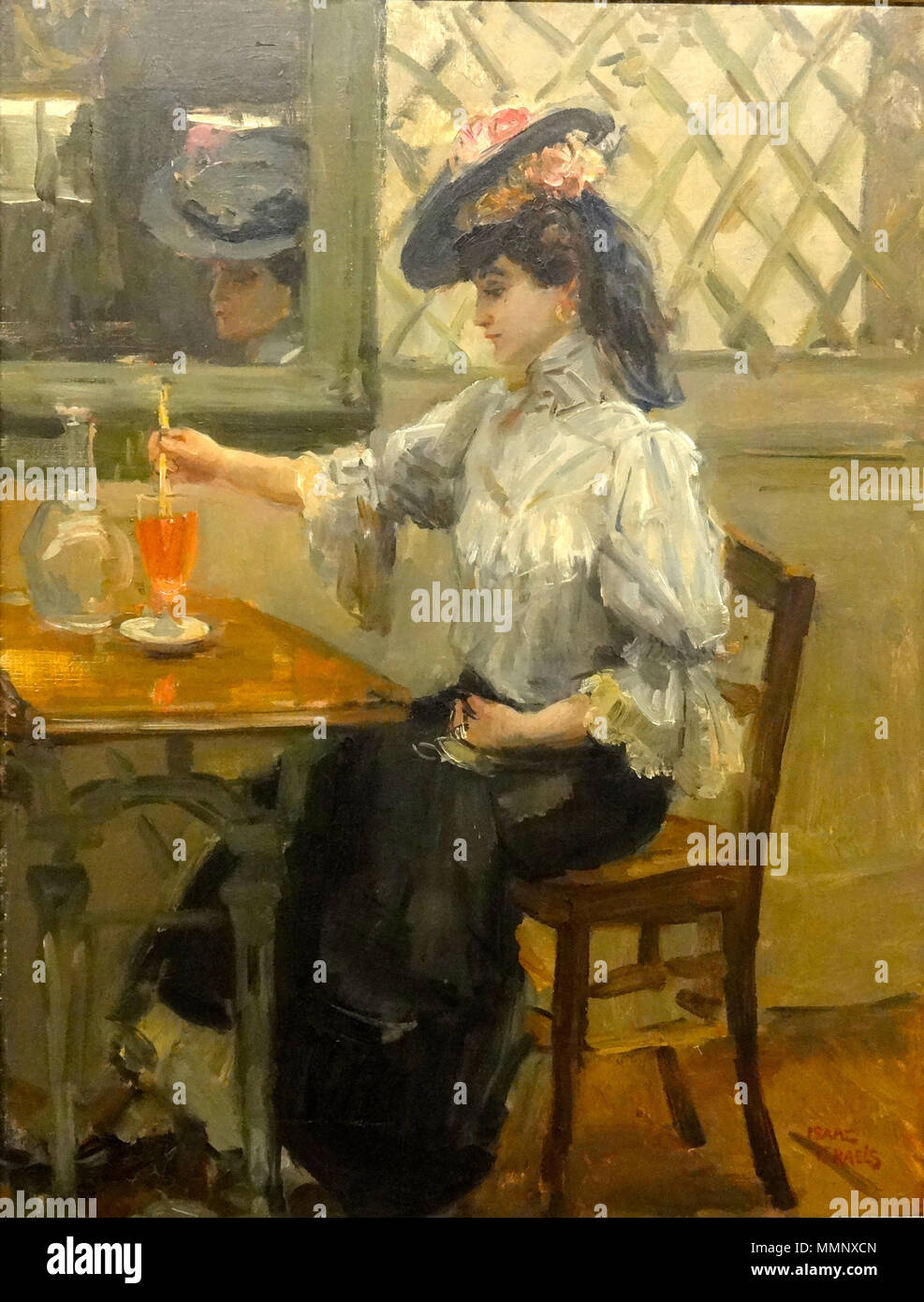 . In het Nederlands : café, schilderij Musée de Gouda, bruikleen Stedelijk Museum Schiedam . 1904. Isaac Israëls (1865-1934) Noms alternatifs Ies Israels, Isaac Israels Lazarus, Isaac Israels Lazerus, aquarellist Description peintre, dessinateur, graveur, illustrateur et pastellist Date de naissance/Décès 3 Février 1865 7 octobre 1934 Lieu de naissance/décès Amsterdam La Haye de 1869 jusqu'à la période de travail lieu de travail 1934 La Haye (1871-1887), Charleroi (1884-1885), Amsterdam (1886-1903), Drenthe, Paris (1889), Londres (1891), Hambourg (1891), Espagne (1894), l'Afrique du Nord (1 Banque D'Images